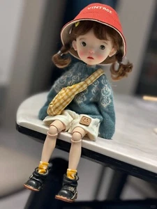 BJD Doll 1/6 SD Girl Landoudou Resin Jointed DIY Handmade Gift Face up Eyes Hair - Picture 1 of 10