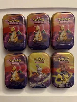 Pokemon Kanto Power Mini Lata - Juego de 6 (2025 Latas - H24 y L24) Foto 1 de 3