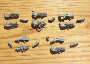 40K Space Marines Scout Squad Boltgun/Shotgun Arms Bits 5 Bitz NEW - Picture 1 of 1