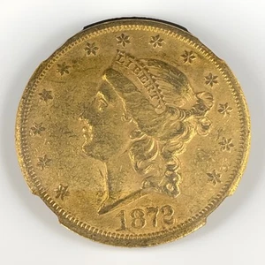 1872 S $20 Liberty Gold Double Eagle NGC AU-58, Tough Early Semi-Key Date AU 58 - Picture 1 of 23