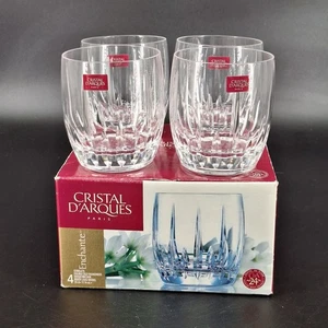 4 Cristal d'Arques Enchante 3,75" Double Old Fashioned Whisky Gläser - Bild 1 von 9