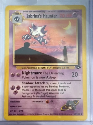 Pokémon TCG Sabrina's Haunter Gym Challenge Uncommon Card 55/132 - Image 1 of 2