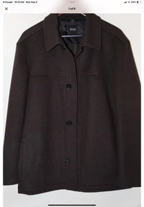 Hugo Boss Black Label Men's Wool /Cashmere Black Jacket Sz 38. This Is A Classic - Picture 1 of 9