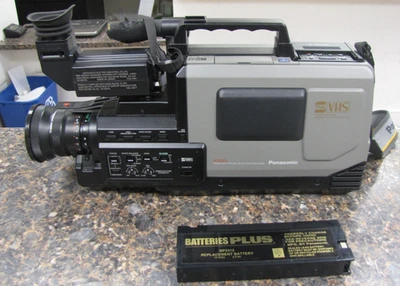 Panasonic AG-450 S-VHS Reporter Camcorder Broadcast Camera Powers Parts & Repair - Image 1 of 4