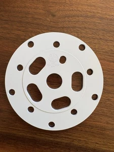 OLD SCHOOL BMX USED '80s TUF NECK POWER DISC CHAINRING ADAPTER ALUMINUM 110 /130 - Picture 1 of 3
