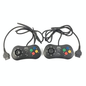 SNK NEOGEO PAD Controller Set of 2 Junk For Parts Or Repair From Japan 2503 UT