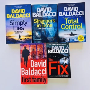 David Baldacci Books x 5 Mystery Thriller Large Paperback Bundle Lot - Picture 1 of 19
