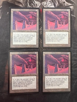 *** THE DARK 4x Standing Stones ***  1 LP, 3 NM Clean! - DUTY FREE MtG Magic - Image 1 of 2