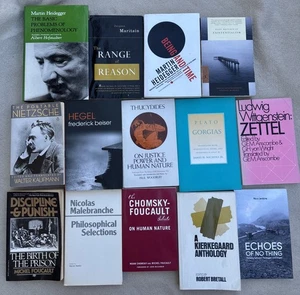 Konvolut 14 Philosophie Bücher: Hegel HEIDEGGER Nietzsche FOUCAULT Wittgenstein + - Bild 1 von 2