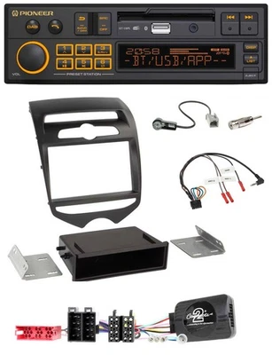 Pioneer DAB Lenkrad USB Bluetooth Autoradio für Hyundai ix20 ab 2010 man. Klima - Bild 1 von 4
