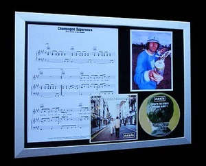 OASIS Champagne Supernova LTD TOP QUALITY FRAMED CD DISPLAY+EXPRESS GLOBAL SHIP - Picture 1 of 6