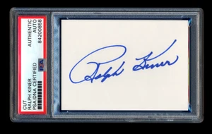 RALPH KINER SIGNED MINT CUT PSA/DNA AUTOGRAPHED HOF PITTSBURGH PIRATES NY METS - Picture 1 of 1