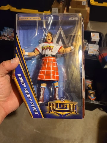 WWE Mattel Elite Hot Rod Rowdy Roddy Piper Hall Of Fame Action Figure NEW SEALED Cover