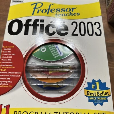Professor Teaches Microsoft Office 2003 11Course Tutorial Set - Image 1 of 4