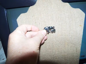 Sterling Krementz Elefantenbrosche - Bild 1 von 4