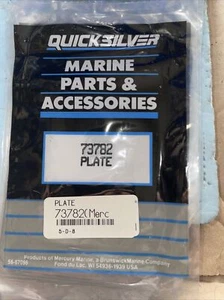 QUICKSILVER,MERCURY MARINE,EXHAUST PLATE @3;P/N 73782. - Picture 1 of 4