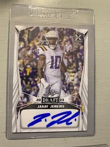 Jaray Jenkins #BA-JJ3 (2023 Leaf Draft XRC) Autographed Rookie Card - Bild 1 von 2