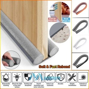 Dual Sided Door Draft Stopper Under Door Noise Blocker Air Proof Sealer Strip - Picture 1 of 64