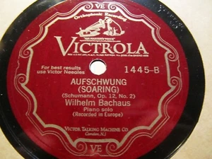 1929 Wilhelm BACKHAUS Piano Albeniz GODOWSKY TANGO Schumann Aufschwung VIC 1445 - Picture 1 of 2