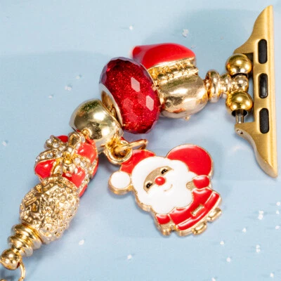 Pulsera de Navidad Banda Estuche de Diamantes para Apple Watch Dama Adornos Correa de Regalo Foto 1 de 4