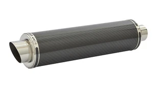 Kawasaki ZX6R Exhaust SP Engineering Carbon Fibre Round Moto GP XL 2003-2004 - Picture 1 of 9