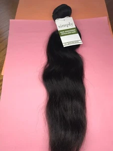 Outre Simply 100% Non-processed Brazilian_NATURAL WAVE_16"_#N. BLACK* - Picture 1 of 5