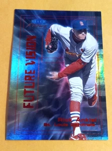 2000 Fleer Focus Baseball Rick Ankiel Future Vision Insert Card #1 - Cardinals - Picture 1 of 2