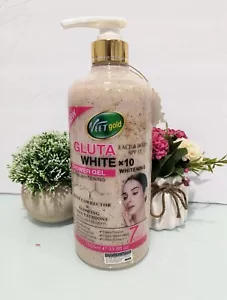 Veet Gold gluta blanco cara cuerpo corrector gel de ducha brillante - Imagen 1 de 6