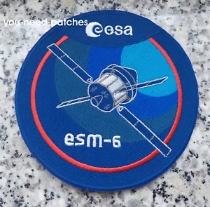 ESA ESM-6 European Service Module Mission logo patch sew on embroid aufnäher - Picture 1 of 2