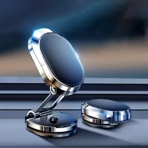 Support de téléphone pour la Voiture Double Rotation à 360° Magnétique Résistant - Imagen 1 de 7