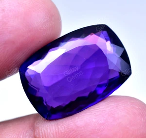 23.10 Ct Natural Purple Amethyst Untreated Certified loose Gemstone from Uruguay - Picture 1 of 7