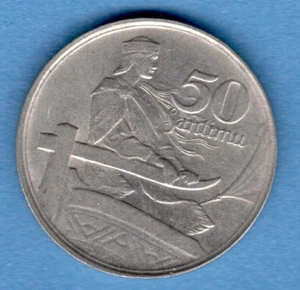 Latvia 50 Santimu 1922s. Baltic Lettland XF-UNC 373 - Picture 1 of 2