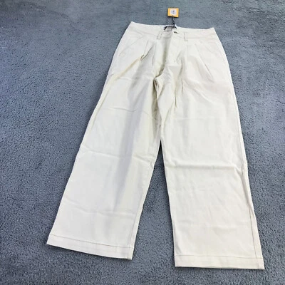 Pantalones LF MARKEY para mujer 8 pantalones clásicos de Estados Unidos holgados informales damas marfil f23 Foto 1 de 4