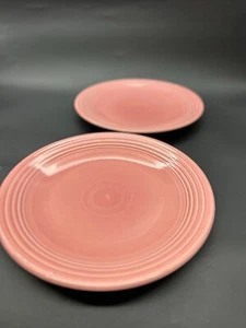 2er Set Fiestaware 11 3/4" HLC Rose Rosa Staubig Hackteller Platte Servieren 11,75 - Bild 1 von 4