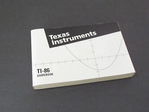 Texas Instruments TI-86 Calculadora Gráfica Guía Manual Libro de Instrucciones - Imagen 1 de 4