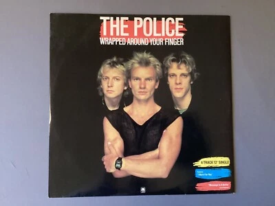 POLICE - Wrapped Around Your Finger 12" Vinyl 4 Track Single A&M AMX 127 ~  NM - Image 1 of 4