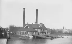 Weld Boathouse-Charles River-Harvard University-Boston 1920er Jahre Foto Negativ - Bild 1 von 1