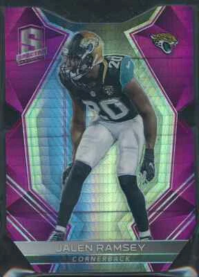 Jalen Ramsey 2017 Panini Spectra Neon Pink Die Cut 2/10 - Image 1 of 2
