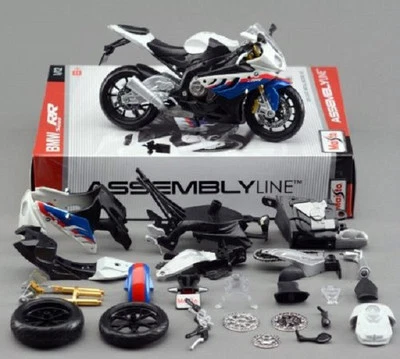 Maisto 1:12 BMW S1000RR 39191 Assemble DIY Motorcycle Bike Model Toy New In Box - Image 1 of 4