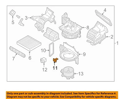 HYUNDAI OEM 15-17 Sonata Blower Motor-Resistor 97128C2000 - Image 1 of 2