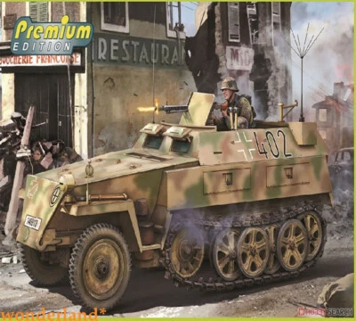 DRAGON 1/35 6636 WW.II German Sd.Kfz.250/5 Neu Ie.Beob.Pz.Wg. w/Track - Image 1 of 3