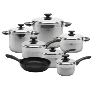 YBM Home 18/10 Tri-Ply Stainless Steel Cookware Set Induction Compatible - Picture 1 of 12