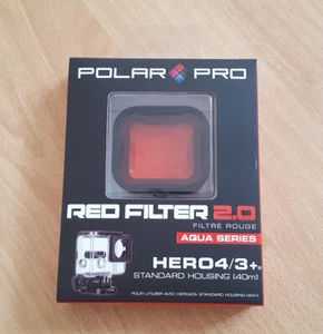 Polar Pro GoPro HERO 3+ 4 5 Aqua3+ Red Iridium Scuba Filter (P1001) - NEW! - Picture 1 of 7