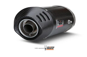 TUBO ESCAPE PARA HONDA CBR 600 RR 2003 > 2004 MIVV OVAL CARBONO CARBY - Imagen 1 de 1