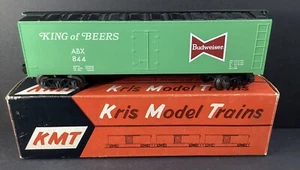Kris Model Trains Budweiser Beer Reefer Train Car Green With Box Vintage KMT - Picture 1 of 11