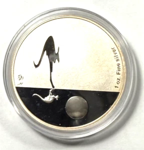 2011 Australia Sunset Kangaroo 1 oz Silver Proof - Picture 1 of 2