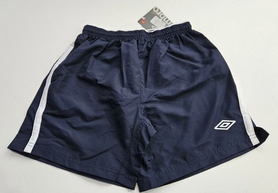 Pantalones Cortos de Fútbol UMBRO Big Boy's YL Juvenil Grandes Azul Marino Unisex Braven Short Foto 1 de 1