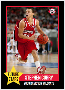 2009 Stephen Curry Future Stars Rookie Card Black Davidson Wildcats Basketball