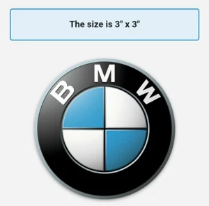BMW badge vinyl die cut weatherproof stickers - Picture 1 of 2