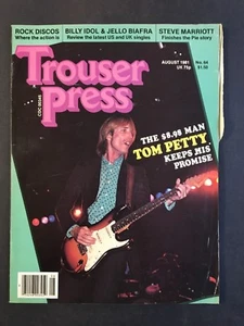Trouser Press Magazine August 1981 Tom Petty - Picture 1 of 2